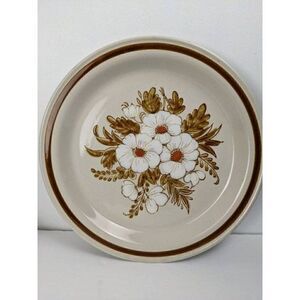 Mountain wood Collection Stoneware Dried Flowers Chop plate serving platter